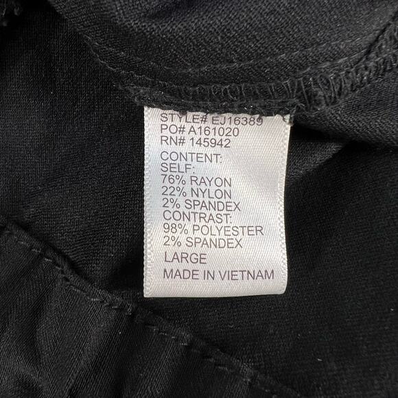 Eden Society Jacket Women's L Black Hooded Cargo Jacket Normcore Outdoors - Picture 12 of 12